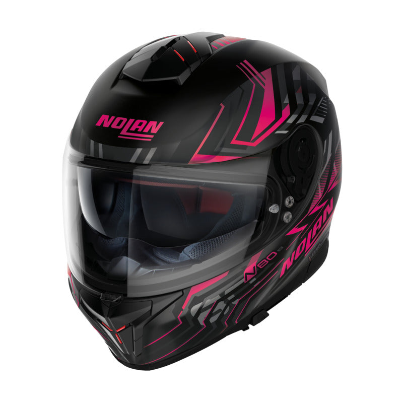NHN808079 N80-8 FULL FACE TURBOLENCE | FLAT BLACK-PINK (79)