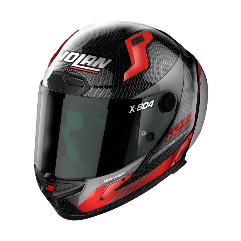 NHX804013 X-804 RS FULL FACE HOT LAP | CARBON-RED (13)