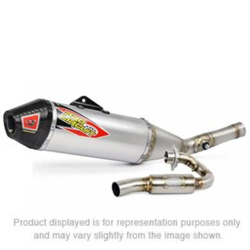 250SXF 13-15 T6 PRO SYSTEM | Carbon End Cap, S/L System, Ti Silencer, FIM legal $#$