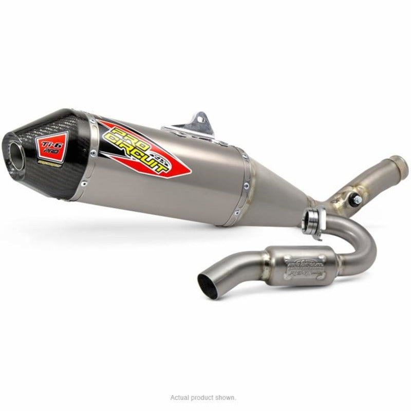RMZ250 10-18 Ti-6 PRO SYSTEM | Carbon End Cap, Full Titanium System, FIM legal