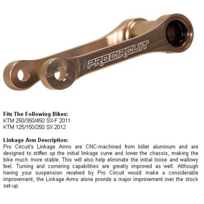 KTM SXF ALL 11-14 LINK ARM | (143.75MM) FITS 250/350/450 SXF & 12-14 125-150-250 SX $#$