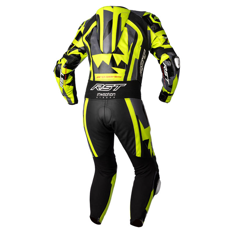 RSS12521 PRO SERIES CE 1 PIECE RACE SUIT GREY-LIME CAMO (94)