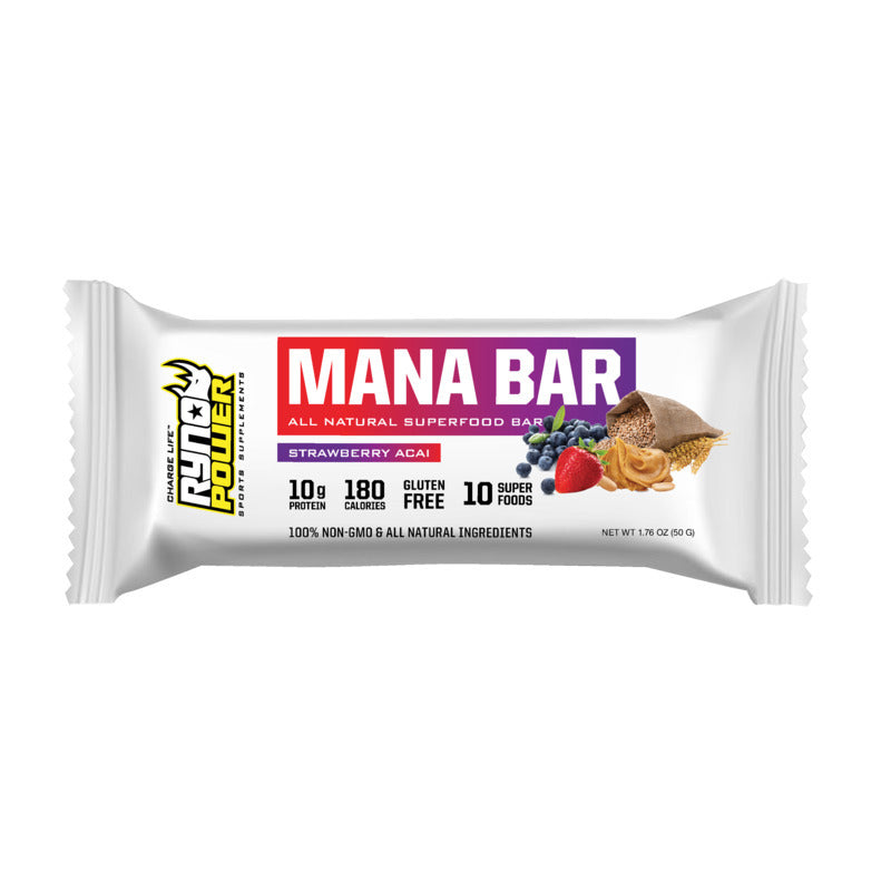 RYMB RYNO POWER - MANA BAR | FUEL | PROTEIN STRAWBERRY