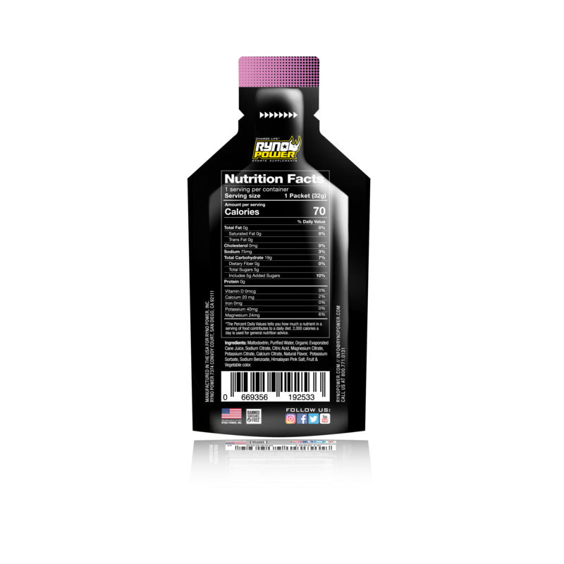 RYMG RYNO POWER - MANA GEL | PERFORMANCE MIXED BERRY
