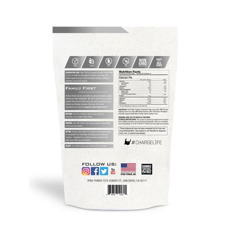 RYPL RYNO POWER - PLANT PROTEIN | POWDER VANILLA