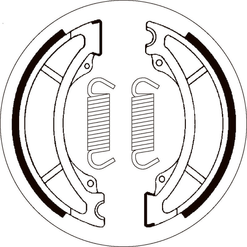 SBS 2036 BRAKE SHOES | WITH SPRINGS