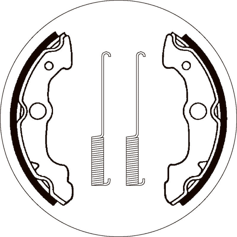 SBS 2085 BRAKE SHOES | WITH SPRINGS