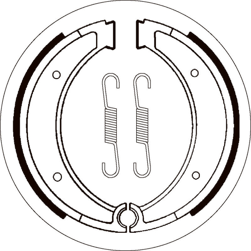SBS 2116 BRAKE SHOES | WITH SPRINGS