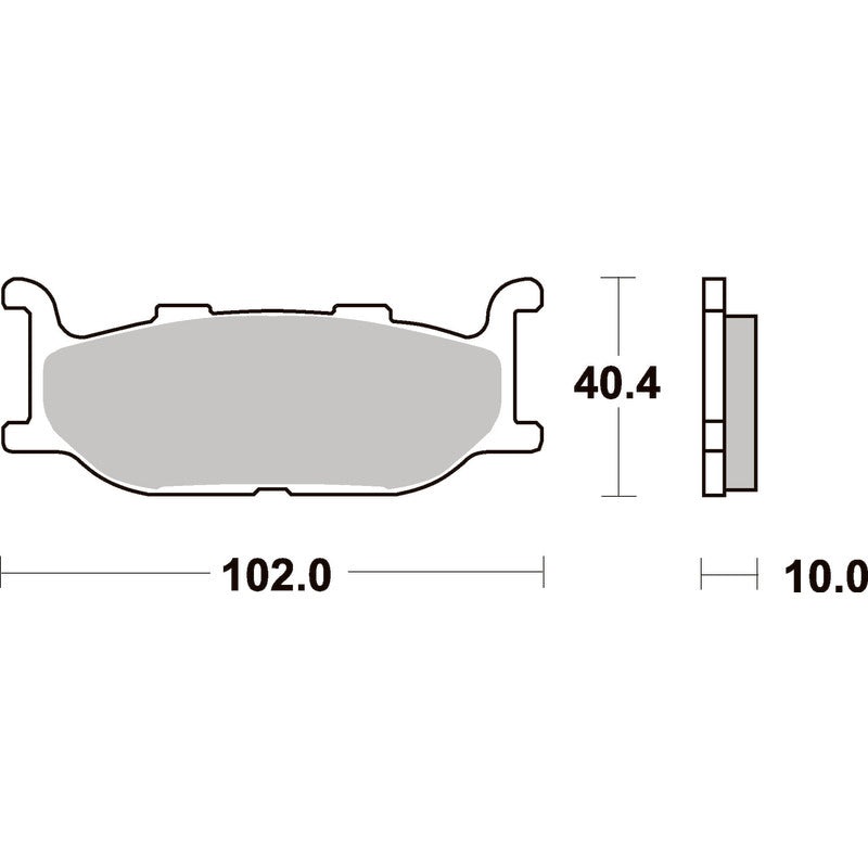 SBS 663HS FRONT PADS | SINTER STREET