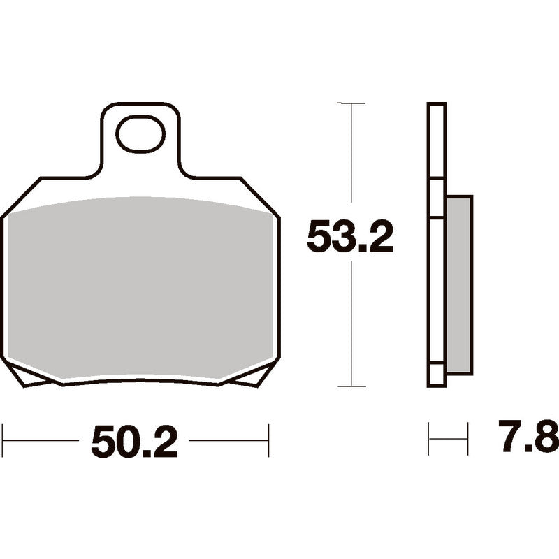 SBS 730LS REAR PADS | SINTER STREET