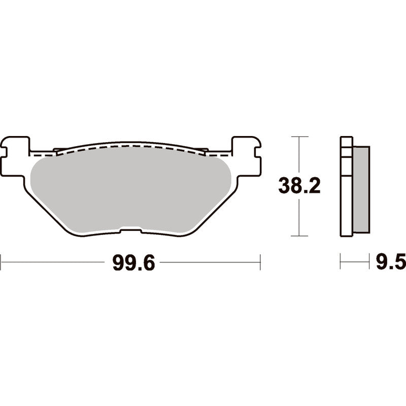 SBS 769LS REAR PADS | SINTER STREET