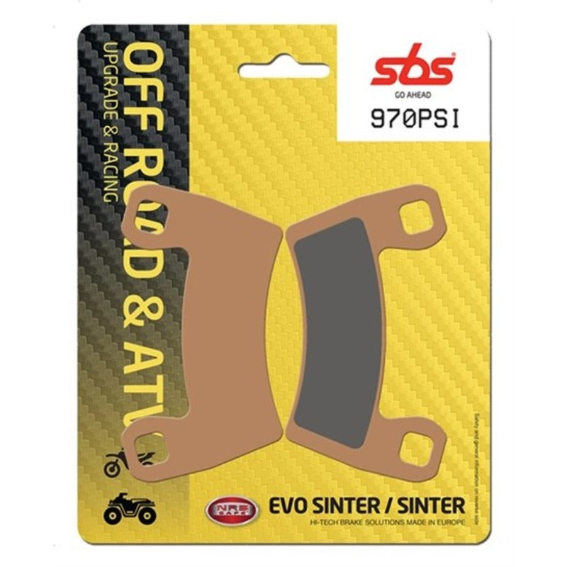 SBS 970PSI FRONT/REAR PADS | EVO SINTER ATV