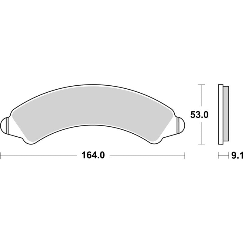 SBS 977SI FRONT/REAR PADS | SINTER OFF ROAD