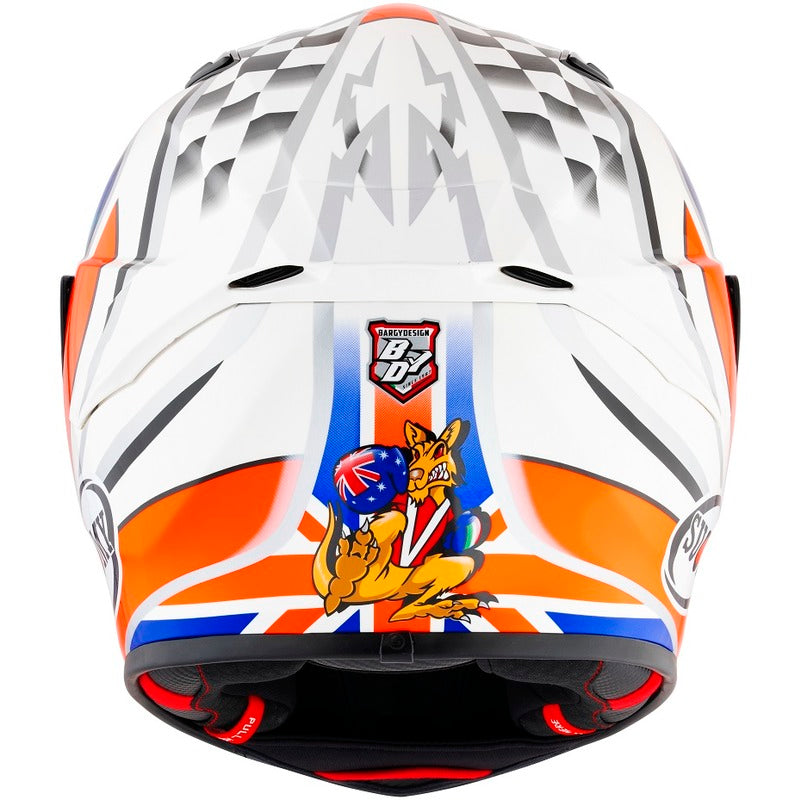 SUK6T10018 TRACK-1 E06 HELMET | BAYLISS REPLICA WHITE