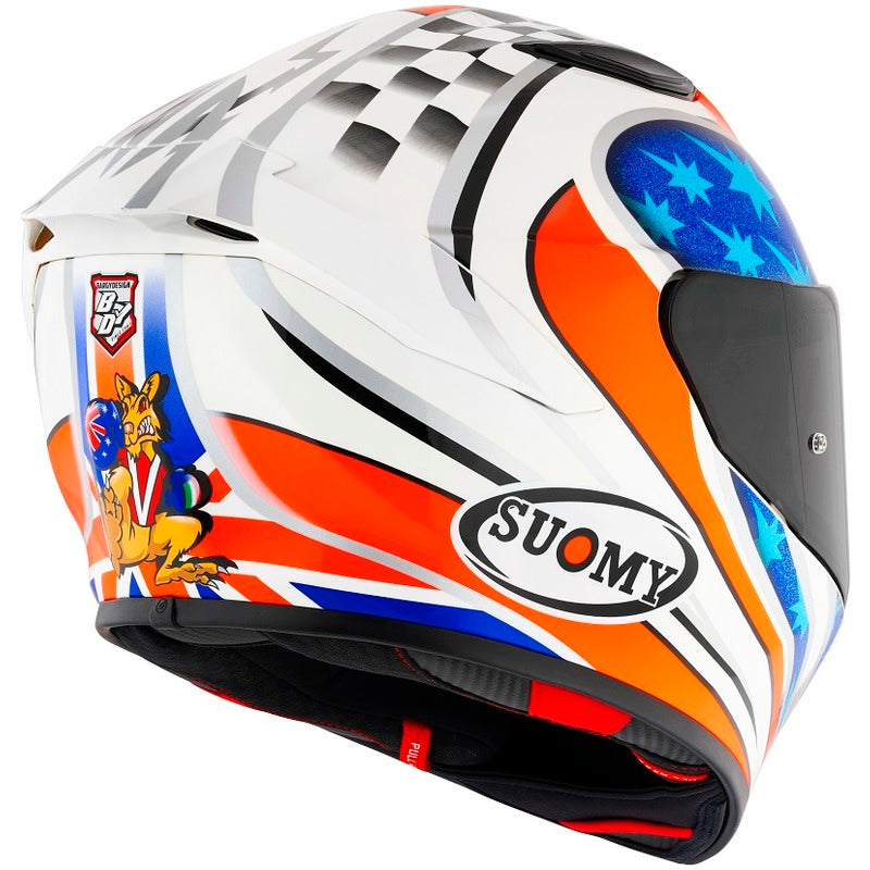 SUK6T10018 TRACK-1 E06 HELMET | BAYLISS REPLICA WHITE