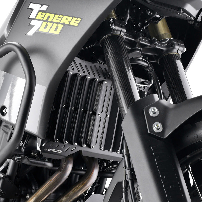 ZETA RADIATOR GUARD | TENERE 700 '20- | ALLOY BLACK