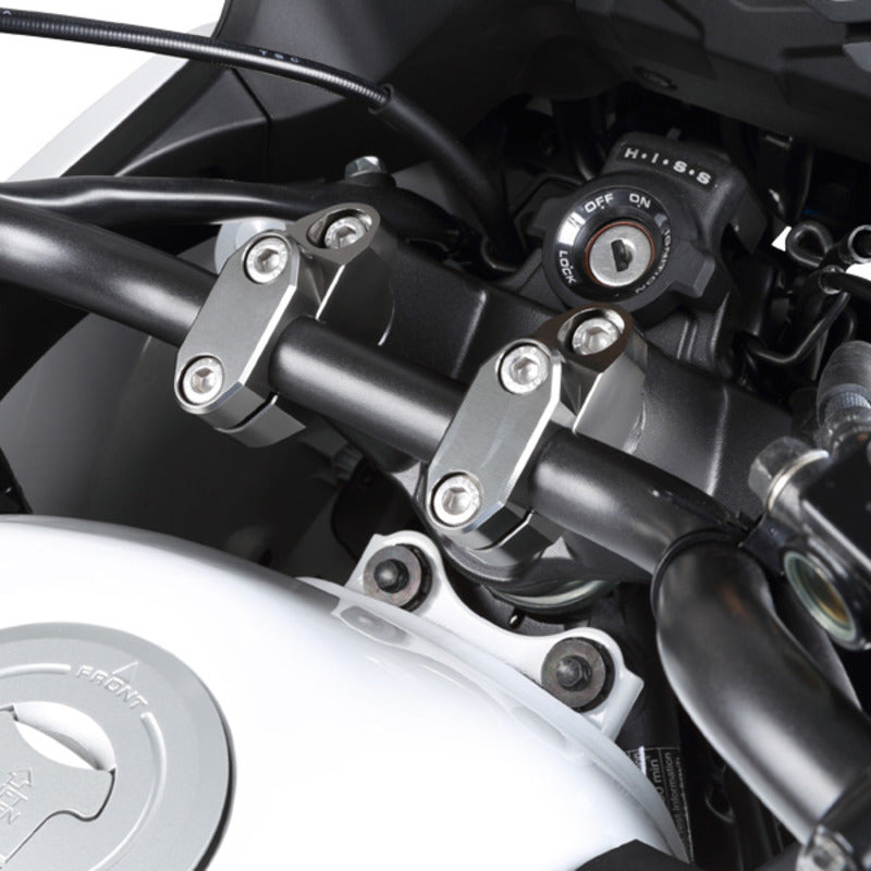 ZETA BAR CLAMP KIT RISE & O'SET | 7/8 MOUNT | 7/8 BAR | OS:20mm / H:26mm | Ti Colour