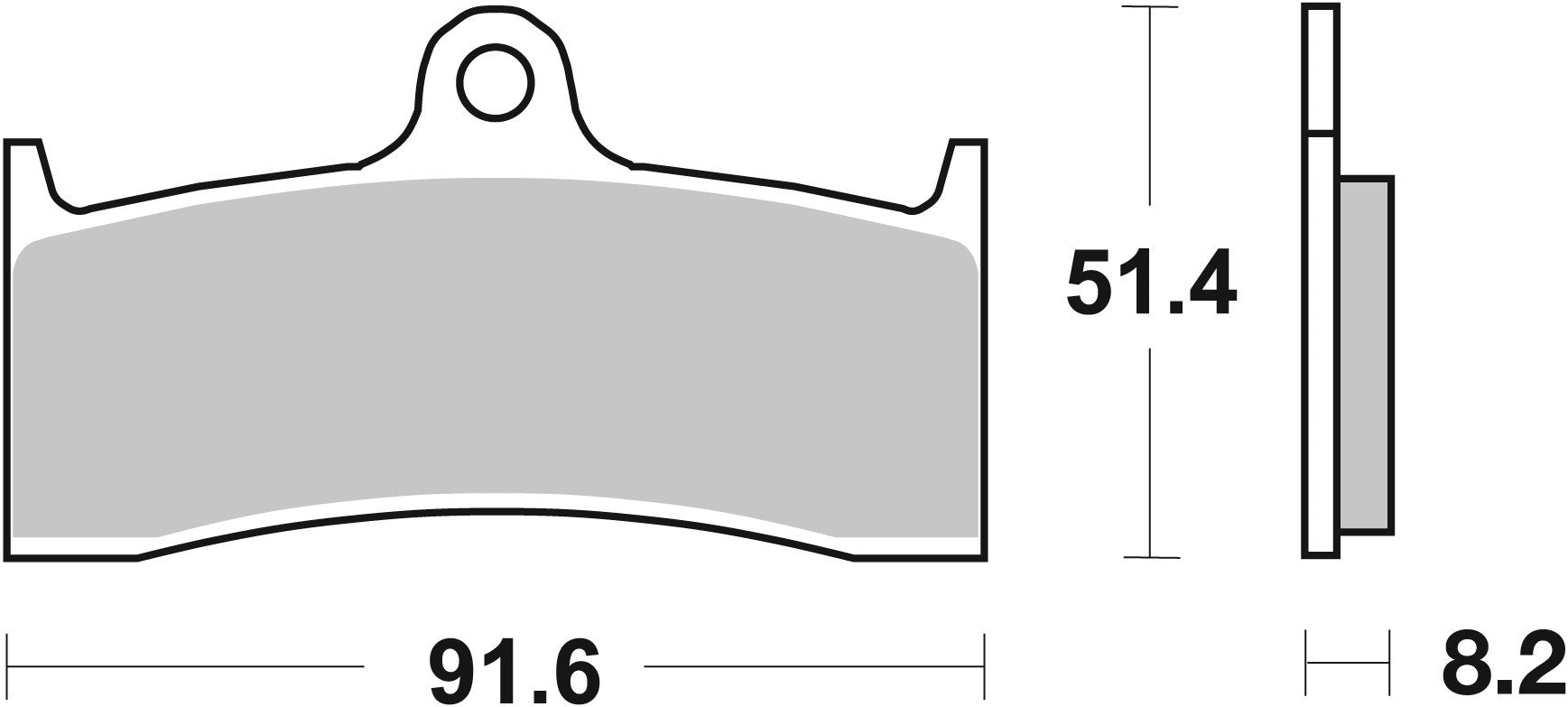 SBS FRICTION - Ceramic Front Brake Pads - 676HF-