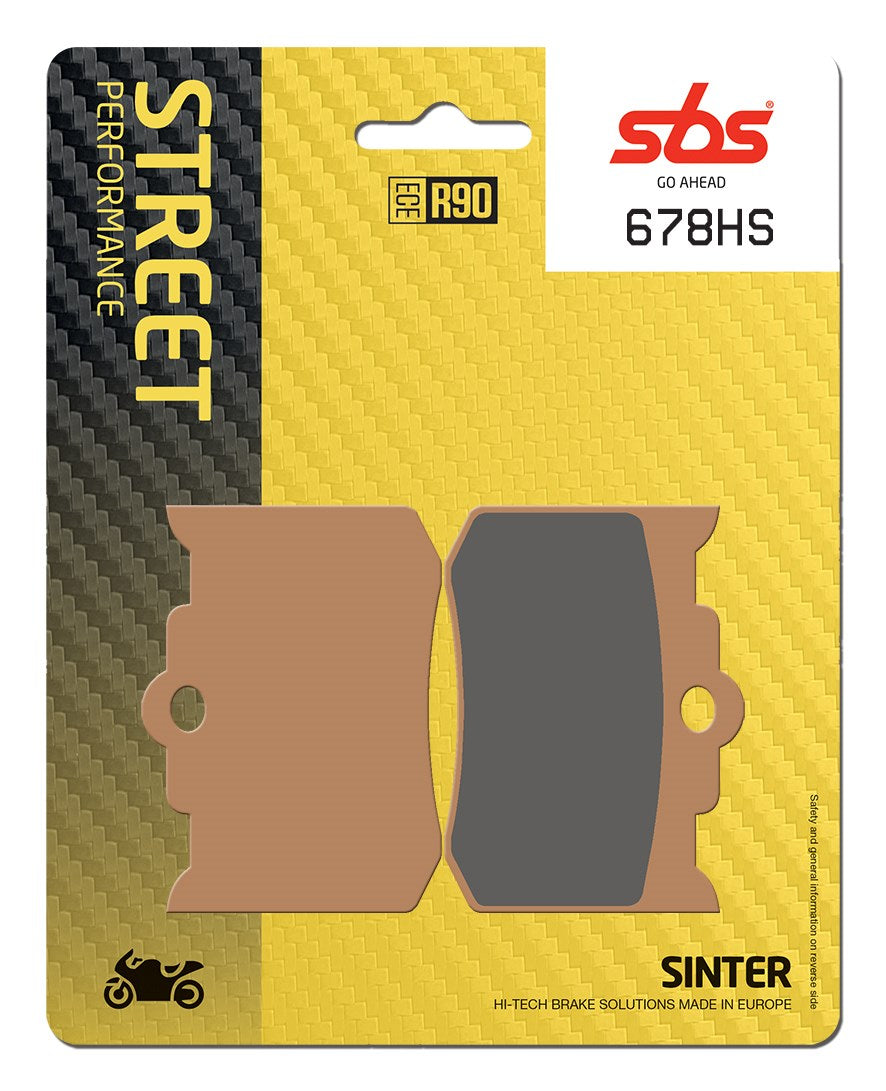 SBS FRICTION - Sinter Front Brake Pads - 678HS-
