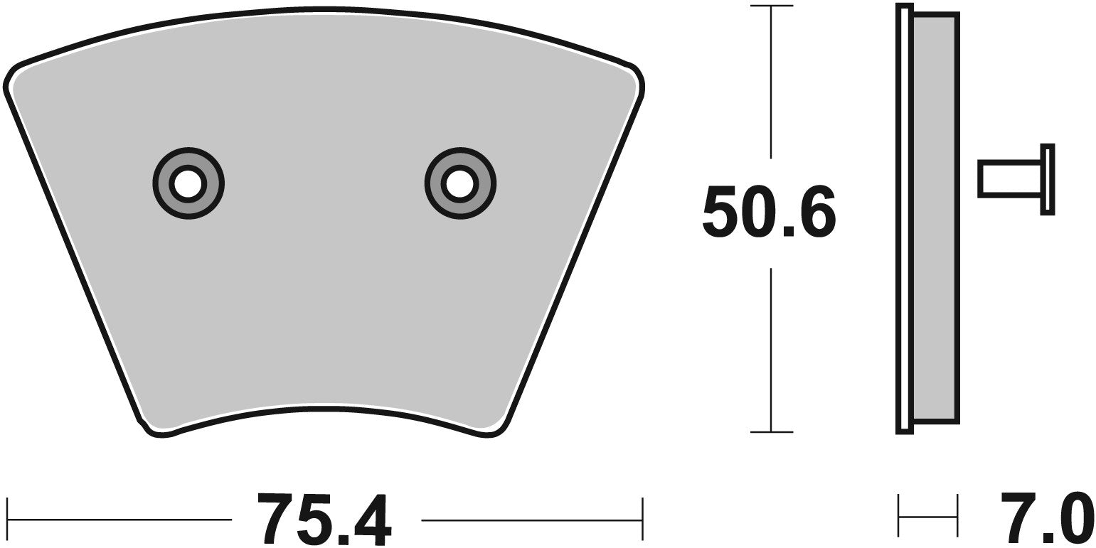 SBS FRICTION - Ceramic Front H-D Brake Pads - 679H.HF-