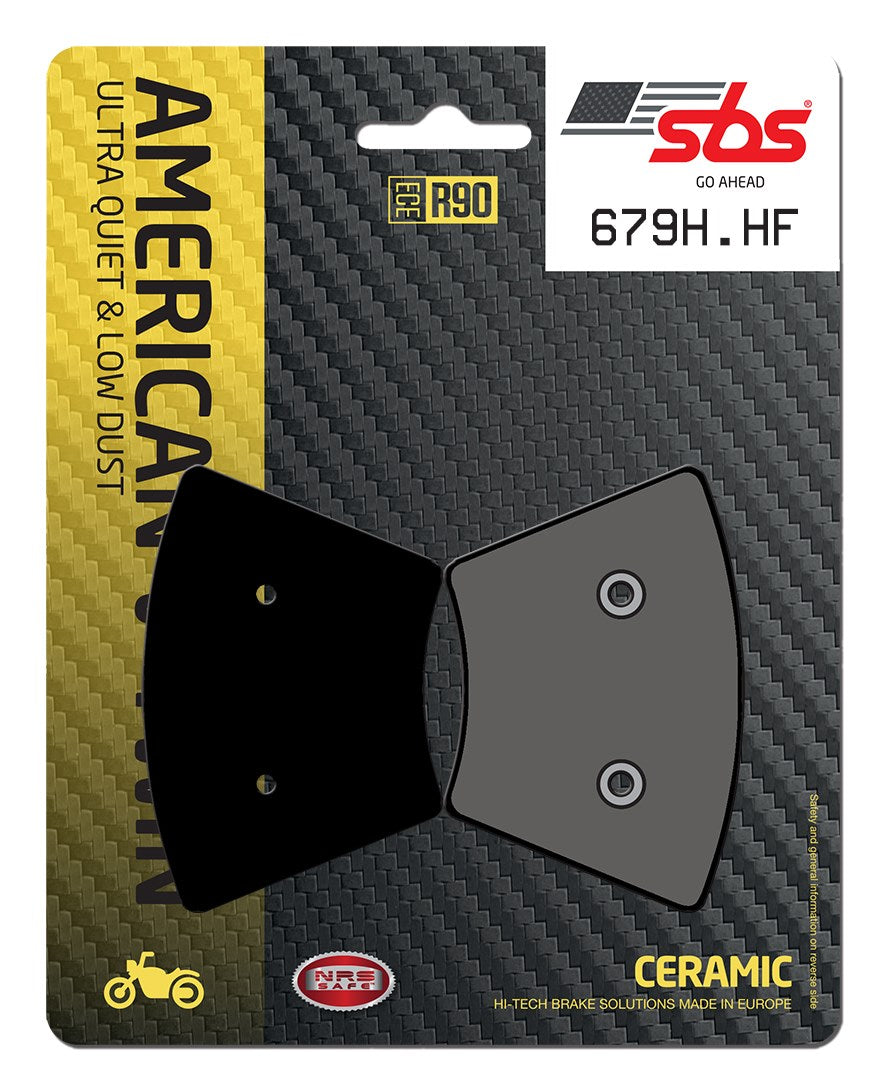 SBS FRICTION - Ceramic Front H-D Brake Pads - 679H.HF-