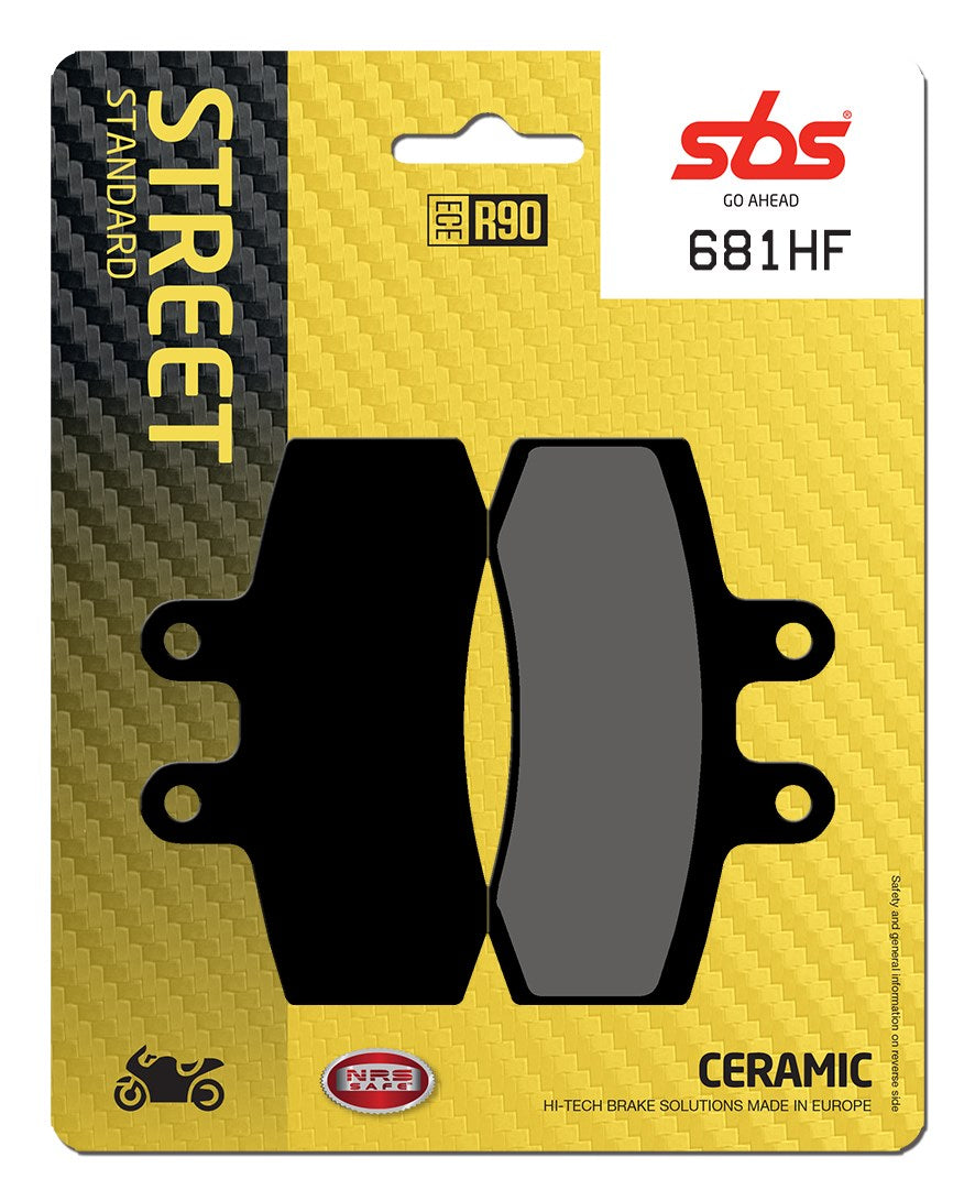 SBS FRICTION - Ceramic Front Brake Pads - 681HF-