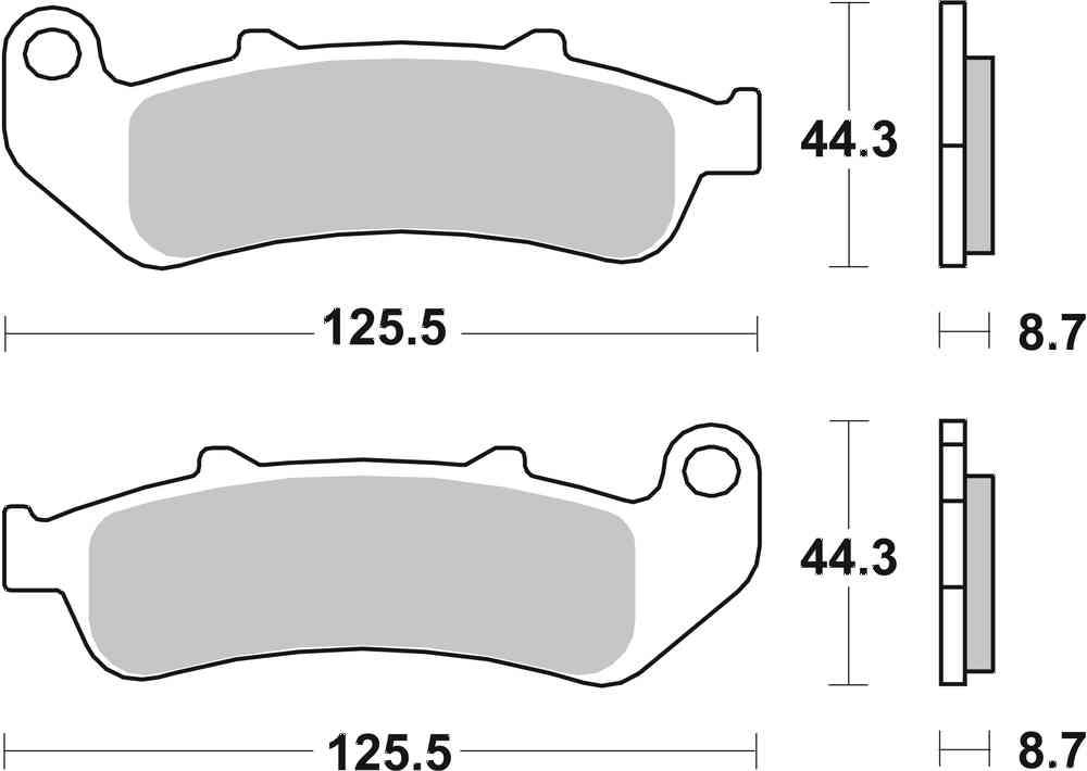 SBS FRICTION - Sinter Front Brake Pads - 685HS-