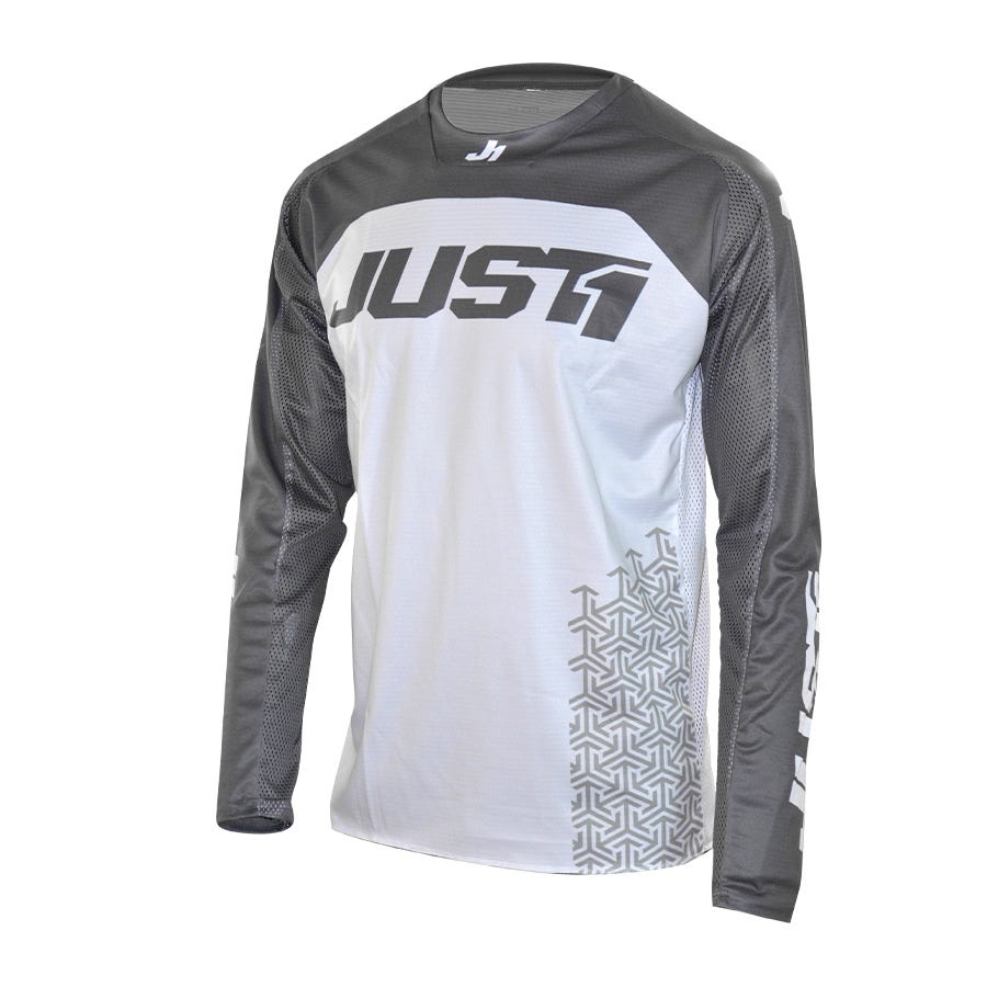 JUST1 JERSEY J-FORCE TERRA WHITE-GREY XL