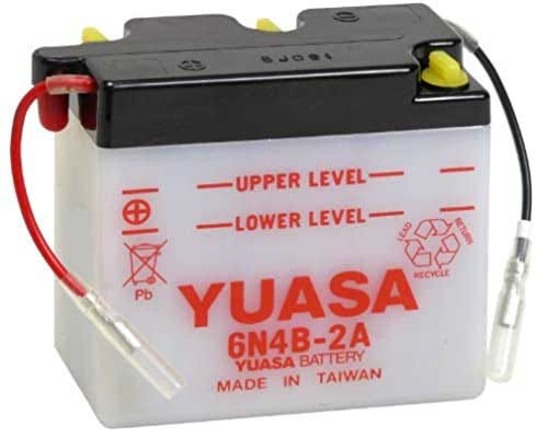 YUASA 6 VOLT BATTERY 6N4B-2A-4