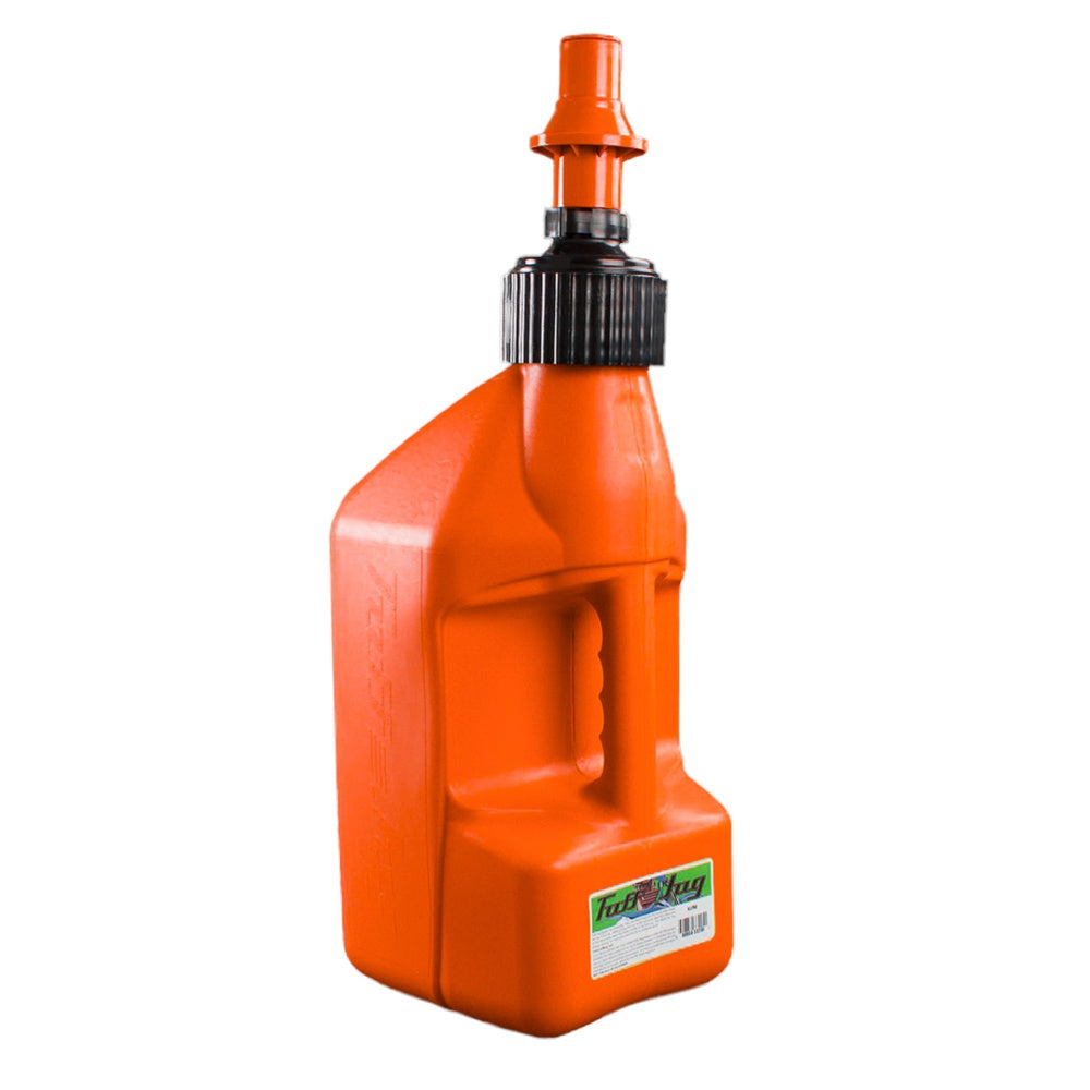 Gen 3 - 2.5G/10L Orange Tuff Jug with Orange Ripper Cap w/ View Strip - Superseded from 7-OURO10