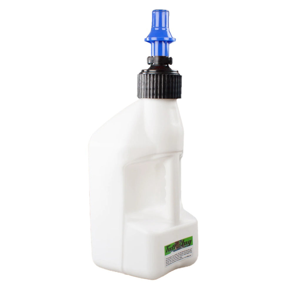 2.5 gal/10 Litre White Tuff Jug with Blue Ripper Cap - Superseded to 7-WUBRVS10