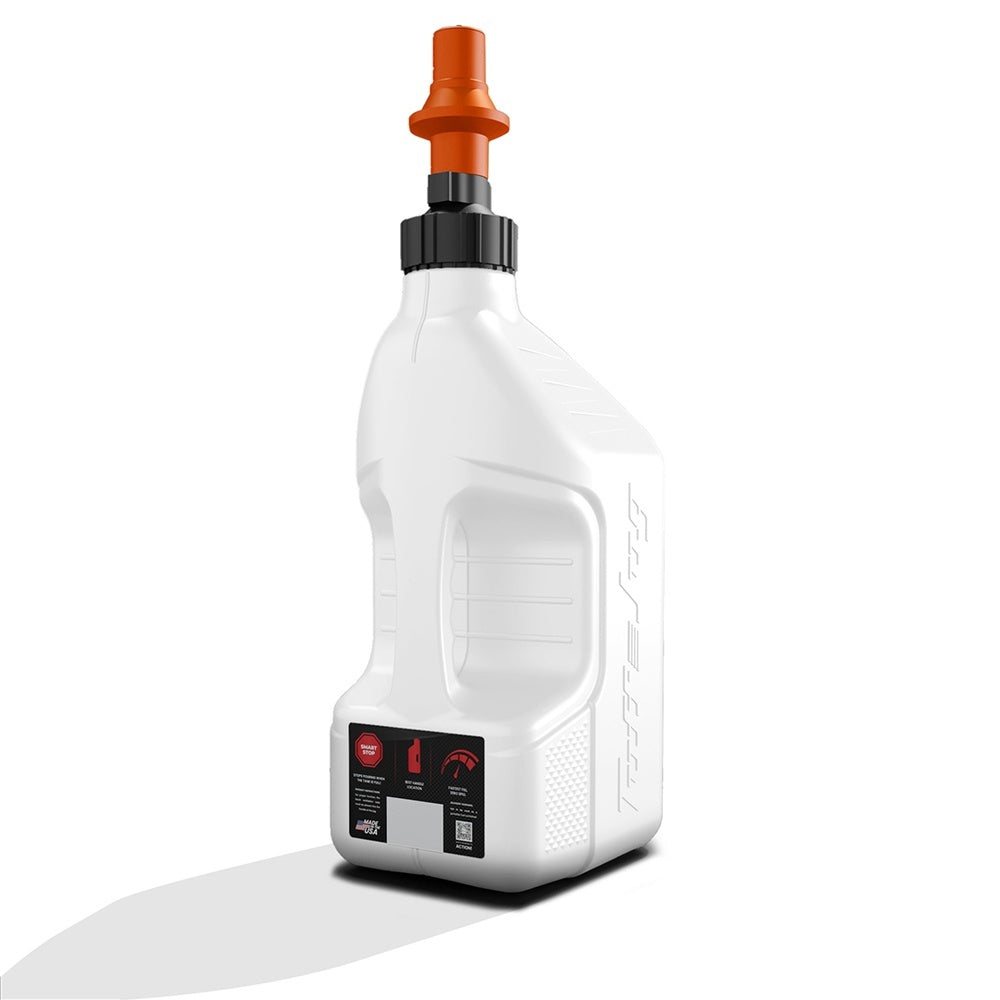 5 gal/20 Litre White Tuff Jug with Orange Ripper Cap - Superseded to 7-WUORVS20