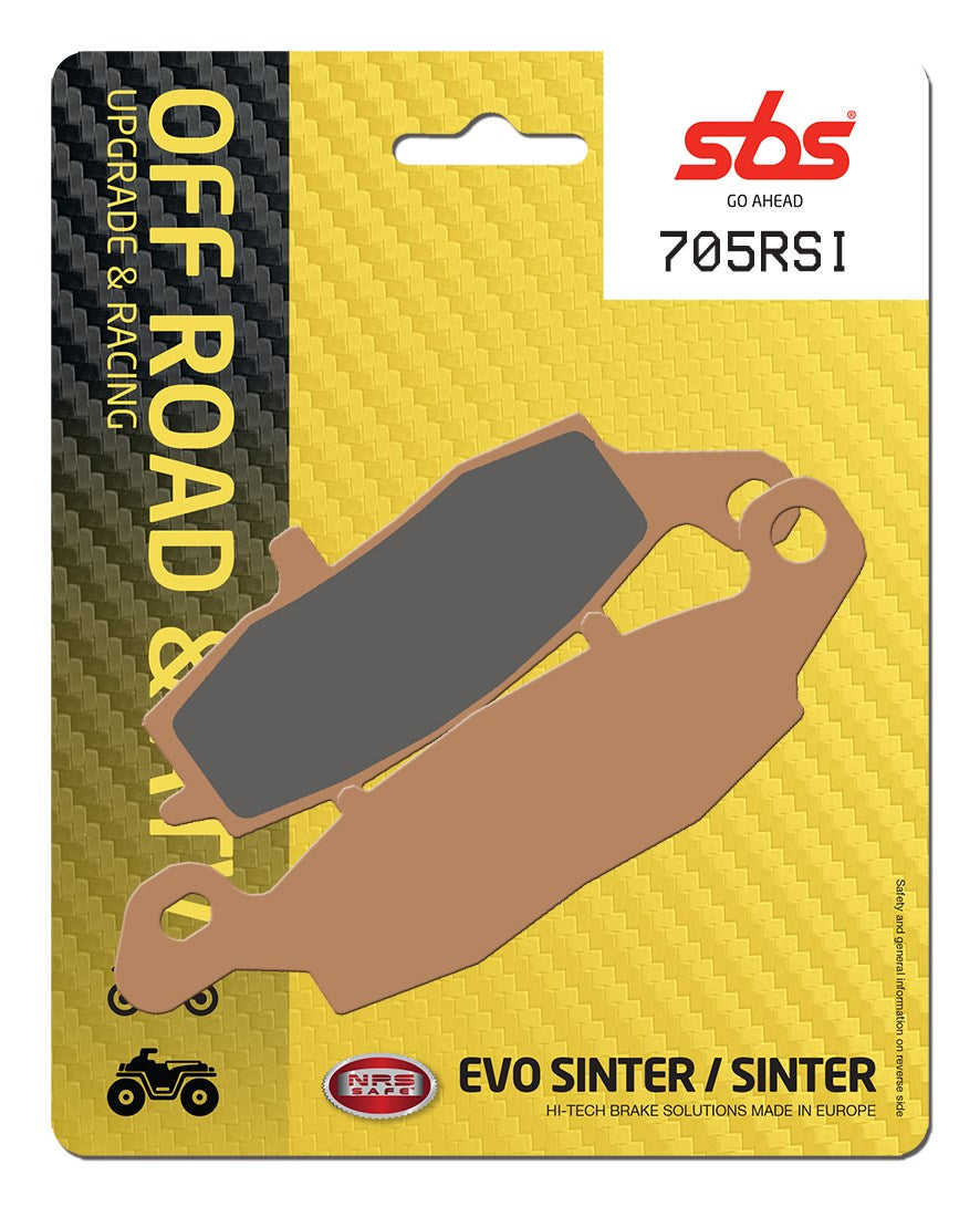 SBS FRICTION - Racing Sinter Front / Rear Off Road Brake Pads - 705RSI-