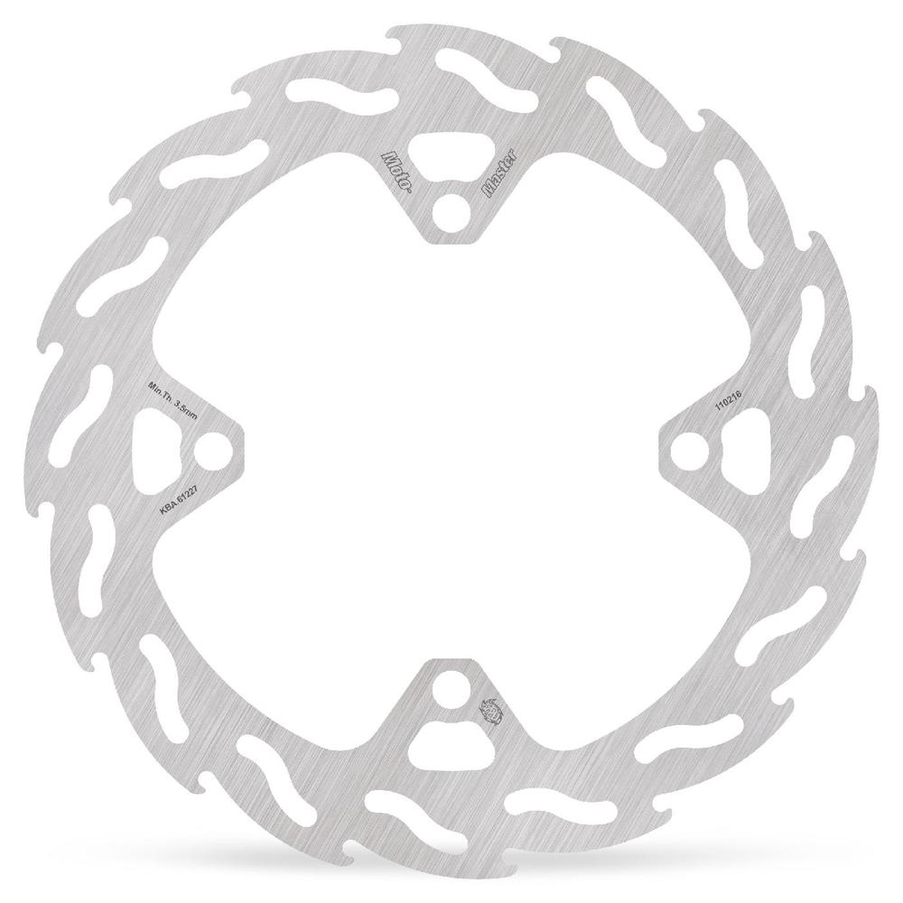 Moto-Master Flame Fixed Brake Disc Rear - Kawasaki: KX125/250(F), Suzuki: RMZ