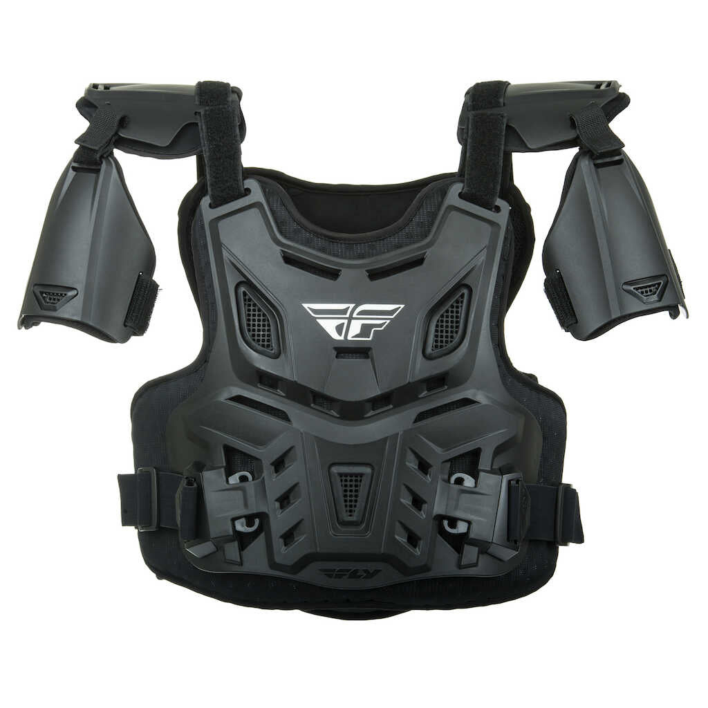 Fly Racing Roost Body Armour - Revel - Offroad Youth - White