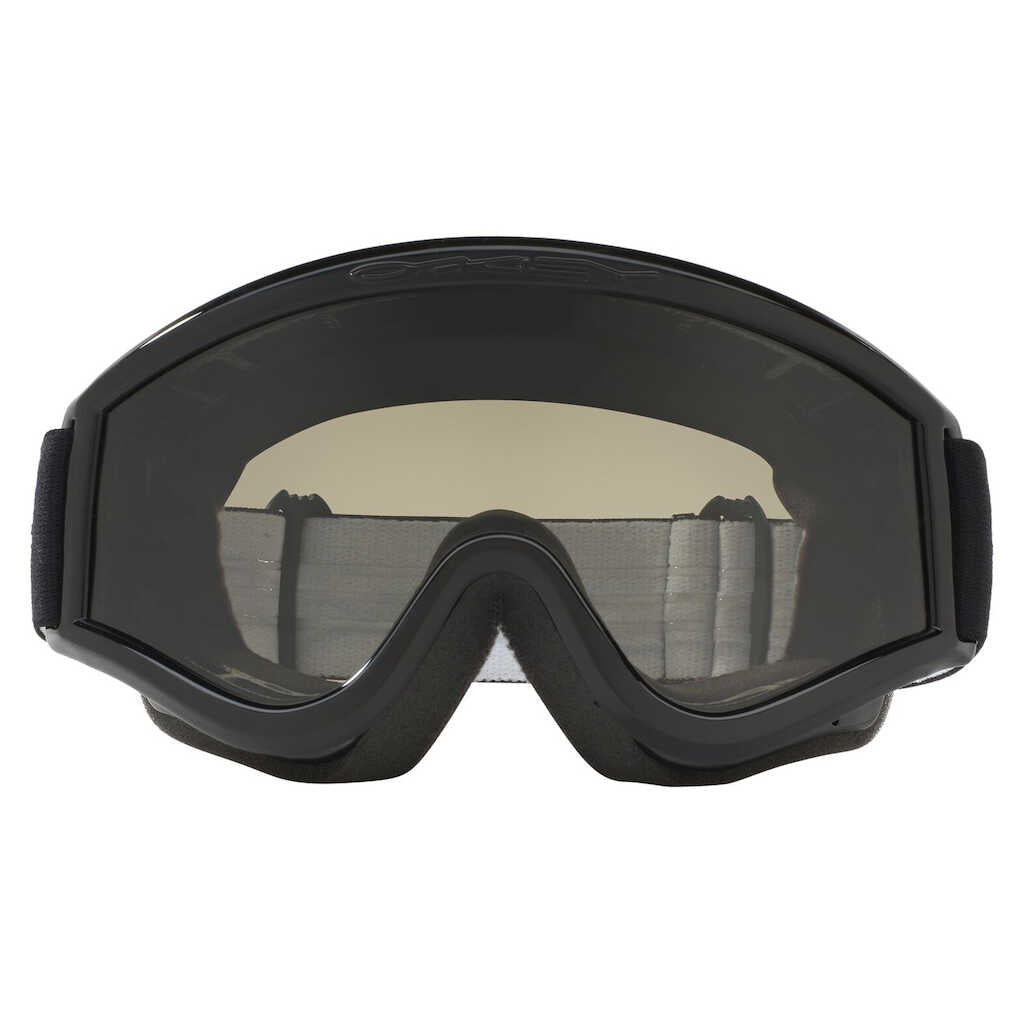 Oakley - L Frame - Jet Black - Dark Grey Lens