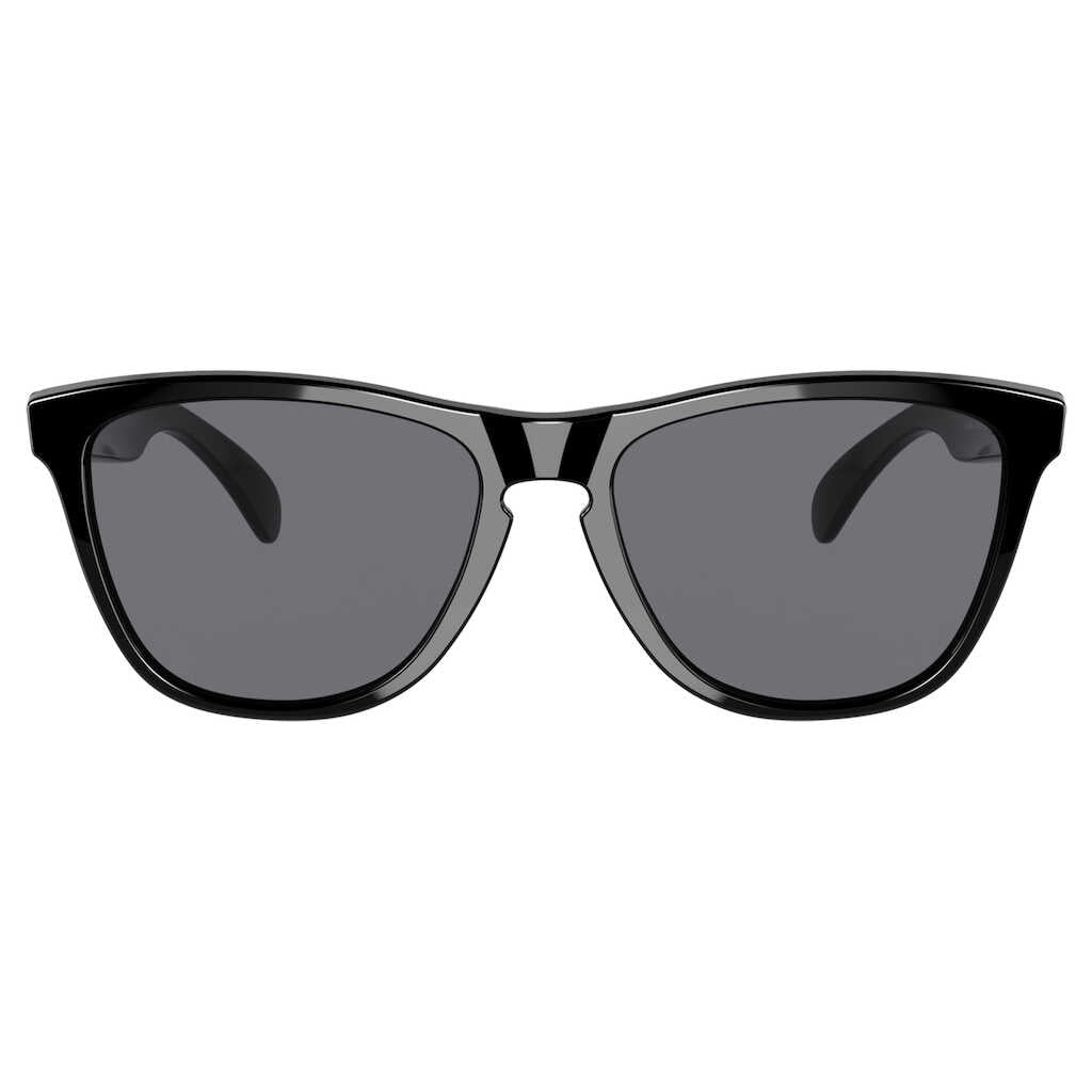 Oakley Sunglasses - Frogskins - Polished Black - Grey Lens
