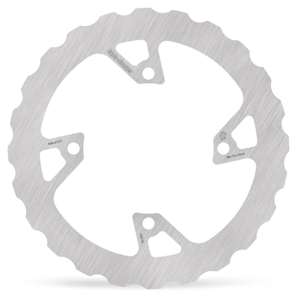 Moto-Master Mud Fixed Brake Disc Solid Rear - Kawasaki KXF450 2019 on