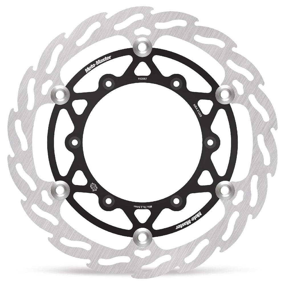 Moto-Master Flame Floating Brake Disc Front - Yamaha: WR/WRF, Suzuki: RM125/250 OS 270mm