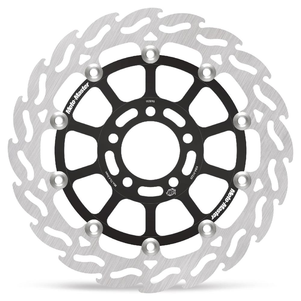 Moto-Master Flame Road Floating Brake Disc Front Left - Kawasaki: ZX-6R, ZX-9R