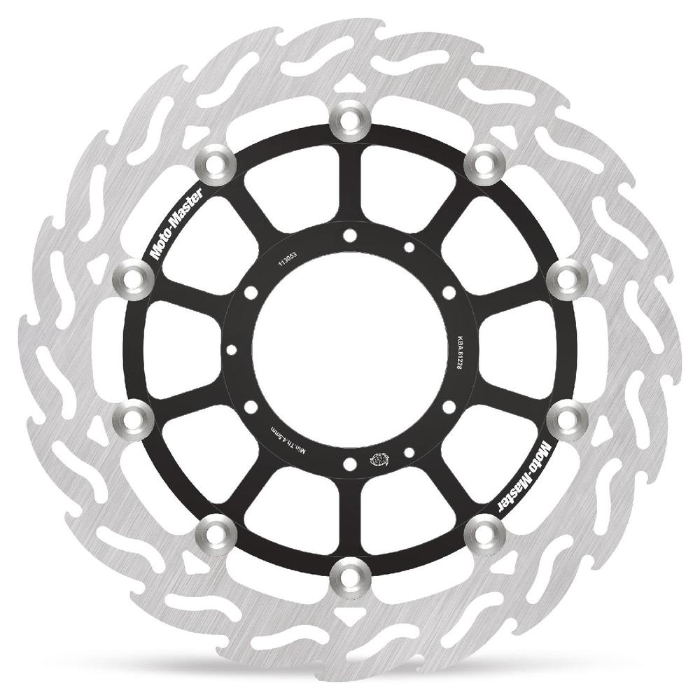 Moto-Master Flame Road Floating Brake Disc Front Left - Honda: CBR1000RR Fireblade