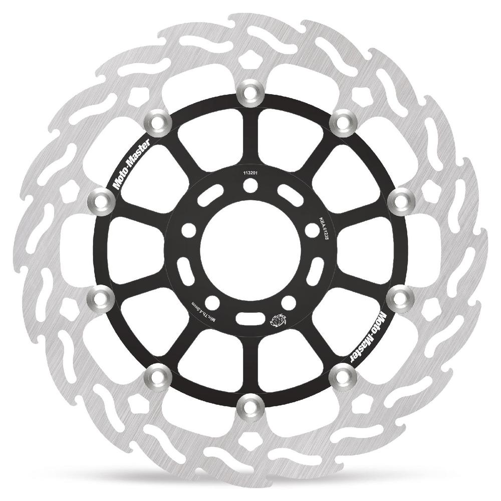 Moto-Master Flame Road Floating Brake Disc Front Right - Kawasaki: ZX-10RR