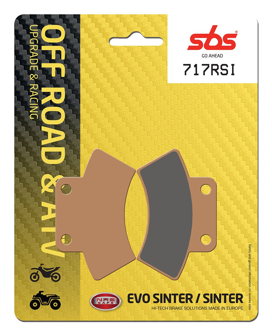 SBS FRICTION - Racing Sinter Front / Rear Off Road Brake Pads - 717RSI-