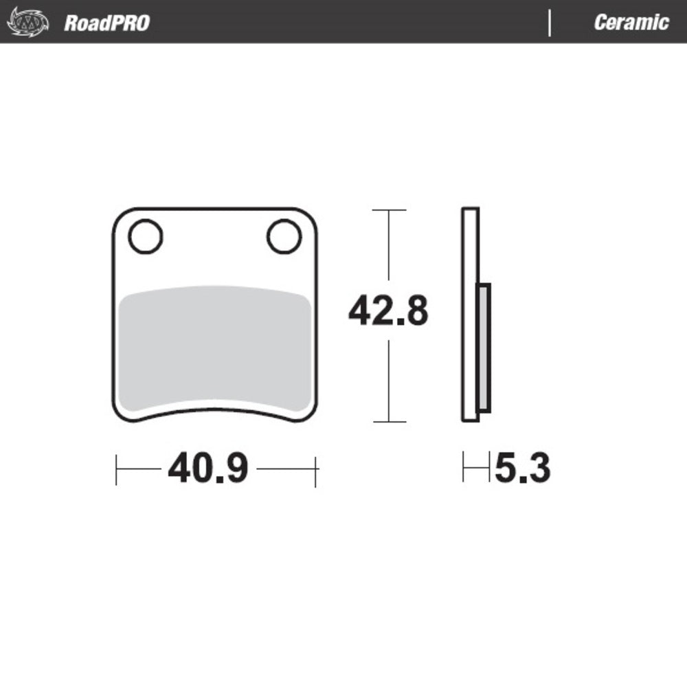 Moto-Master RoadPRO Ceramic Brake Pad (FD0173)