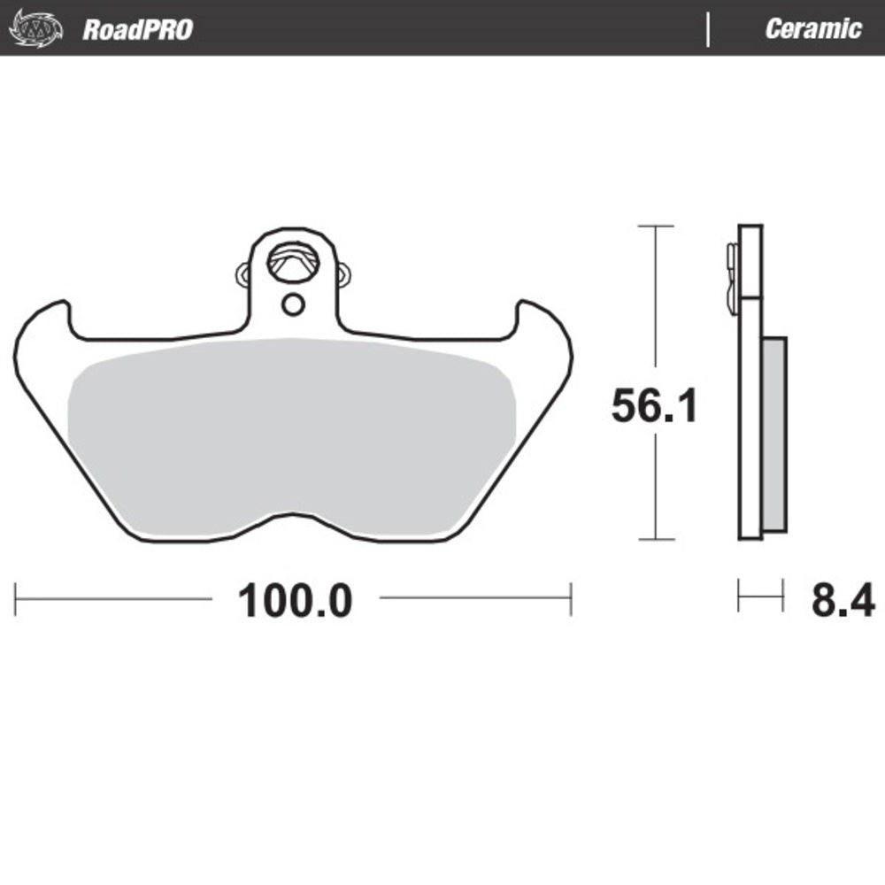 Moto-Master RoadPRO Ceramic Brake Pad (FD0237)