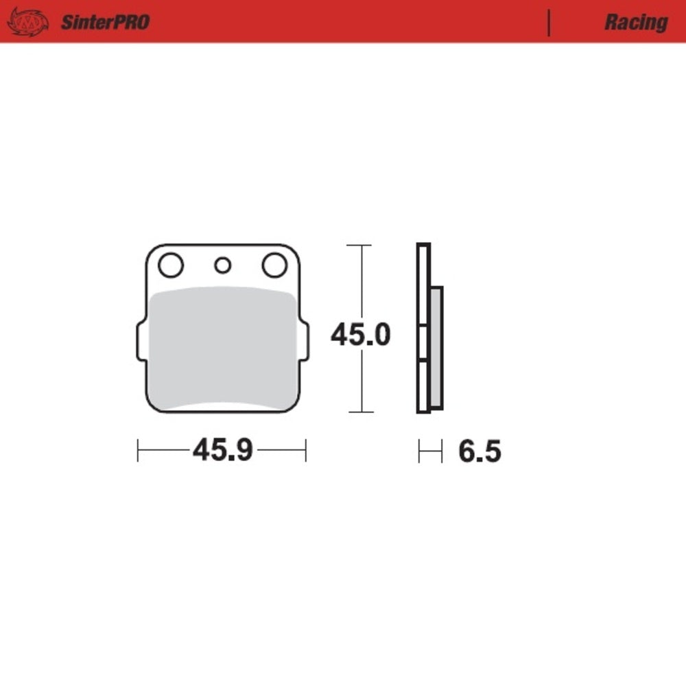 Moto-Master SinterPRO Racing Brake Pad (FD0123)