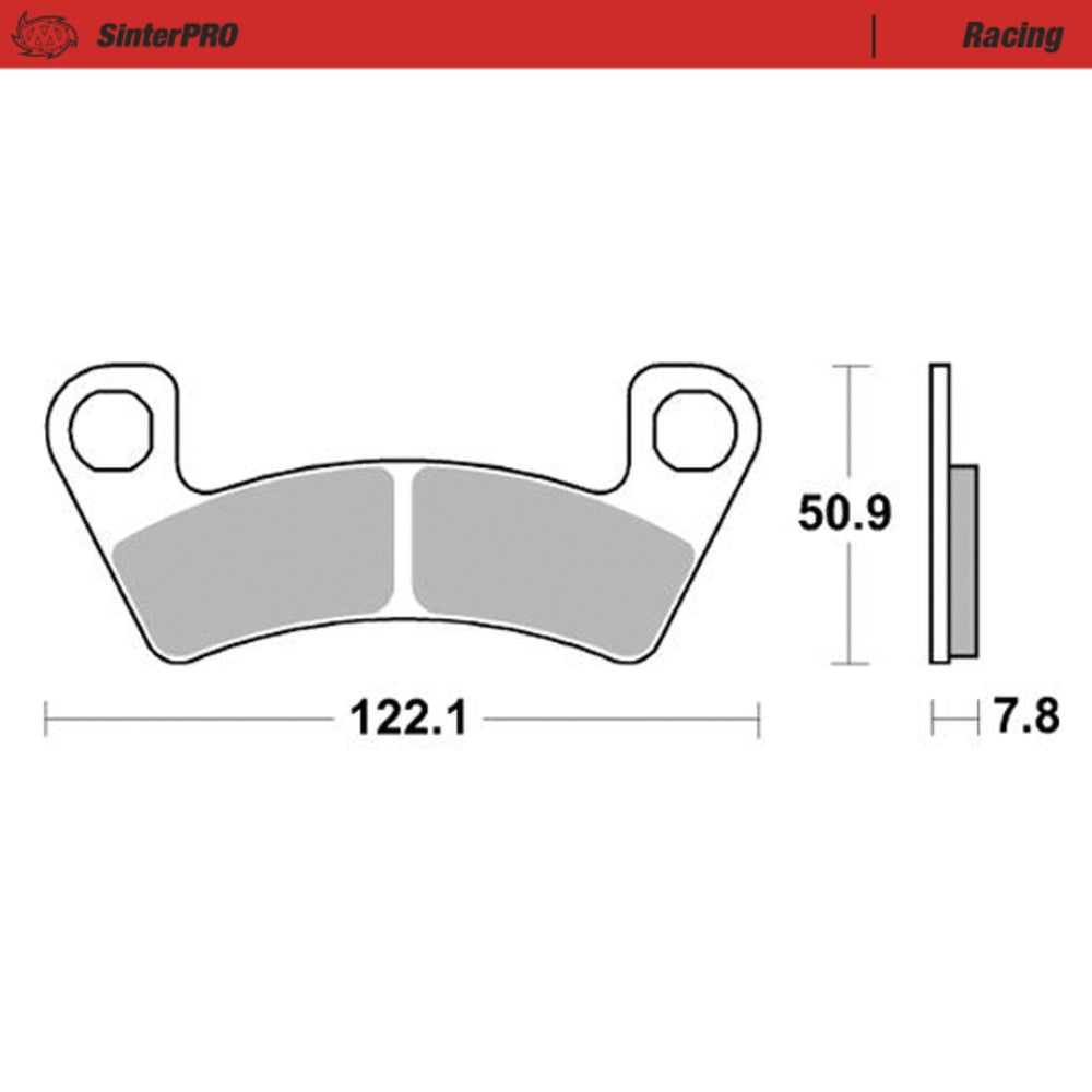 Moto-Master SinterPRO Racing Brake Pad ATV/UTV