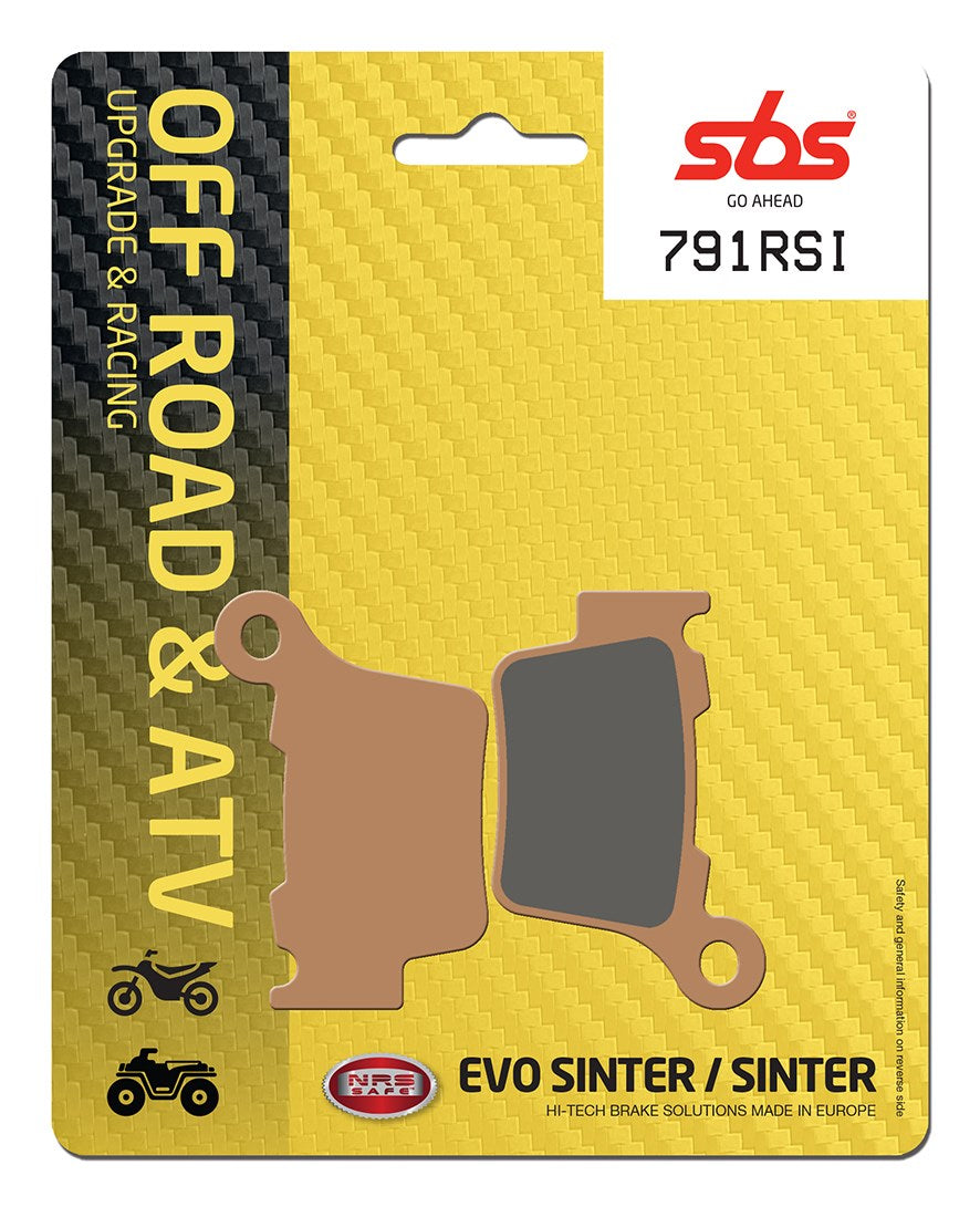 SBS FRICTION - Racing Sinter Front / Rear Off Road Brake Pads - 791RSI-