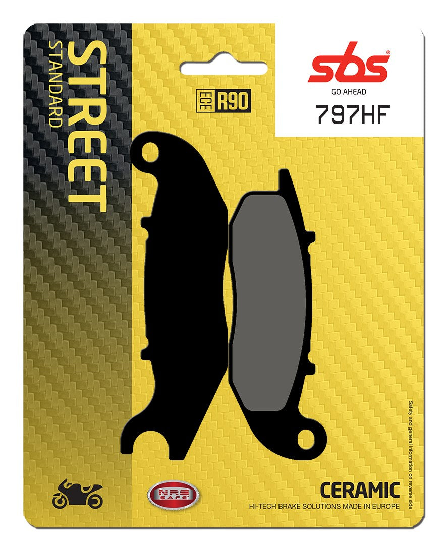 SBS FRICTION - Ceramic Front Brake Pads (SBS 180) - 797HF-