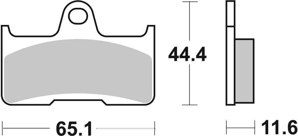 SBS FRICTION - Racing Sinter Off Road Rear Brake Pads - 799RSI-